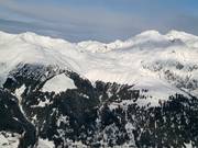 Uitzicht op de Schatzalp