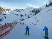 Skiweg naar Balbach Alm