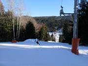 Middelzware piste in Belveder