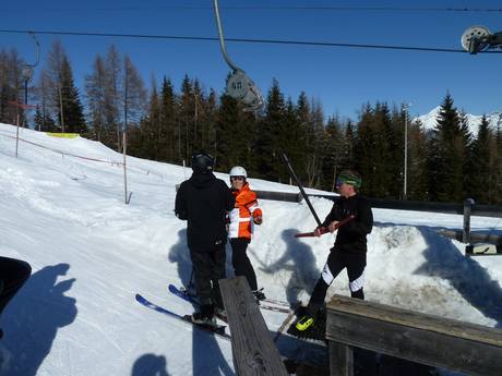 Oberinntal: vriendelijkheid van de skigebieden – Vriendelijkheid Rangger Köpfl – Oberperfuss