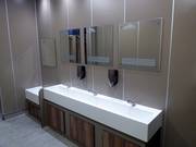 Goed onderhouden sanitaire voorzieningen