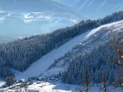 Moeilijke noordafdaling Rittisberg