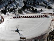 Oefenterrein in de sneeuwtuin