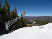 Sneeuwkanonnen in het Terrain Park