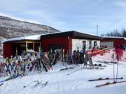 Pauze bij het dalstation Svansjön