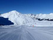 Makkelijke piste bij de Mooserberg- en Weißspitzbahn