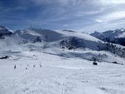 Beginnerspistes bij de Hahnenmoos
