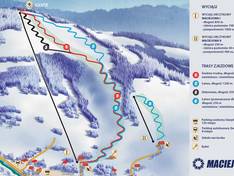 Pistekaart Maciejowa – Rabka-Zdrój