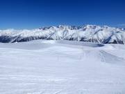 Opslagvijver in het skigebied Bellwald