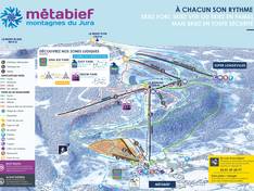 Pistekaart Métabief