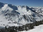 Skigebied bij Hochegg en Täli