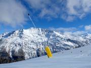 Sneeuwlans in La Thuile