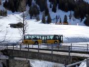 Skibus in het skigebied