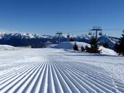 Uitstekende pistepreparatie in Zoncolan
