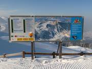 Informatiebord op de Buchensteinwand