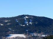 Skigebied bij de Špičák (1202 m)