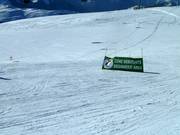 Beginnersgebieden zijn ruim opgezet en gemarkeerd.