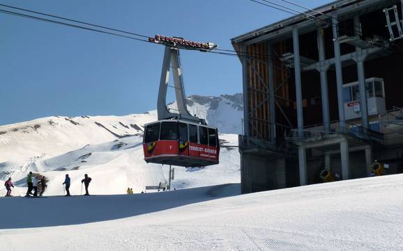 Hoogste skigebied in het Dalatal – skigebied Leukerbad