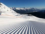 Zeer goede pistepreparatie