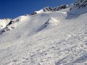 Freeridegebieden op de Gemsstock