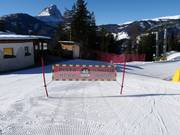 Let op: zwarte piste