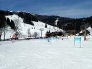 Oefenpiste in het dal in St. Oswald