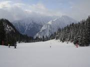 Rode piste bij de Mauritz-dubbelstoeltjeslift