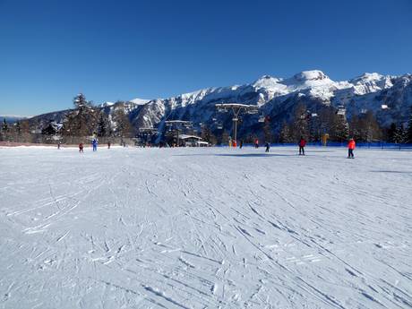 Skigebieden voor beginners in de Adamello-Presanella Alpen – Beginners Madonna di Campiglio/Pinzolo/Folgàrida/Marilleva