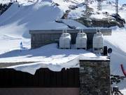 Sneeuwinstallatie bij de Trockenen Steg