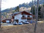 Accommodatie aan de rand van de dalafdaling