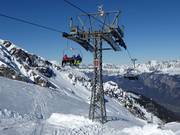 Gaffia-Pizolhütte - 4-persoons hogesnelheidsstoeltjeslift (koppelbaar)