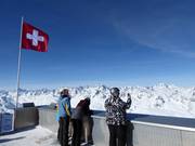 Uitzichtsplatform op de Gemsstock