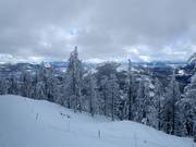 Uitzicht op de Red Mountain