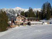 Berghaus am Söller iets boven het bergstation van de Söllereckbahn