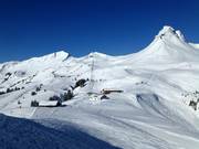 Uitzicht op de Damülser Mittagsspitze