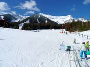 Sleeplift Mighty Moose met eenvoudige oefenpiste