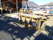 Vuilnisbakken staan klaar