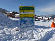 Duidelijke bewegwijzering op het Rohrmooser Plateau