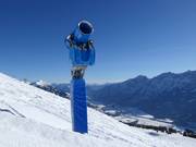 Krachtige sneeuwkanon op de Zettersfeld