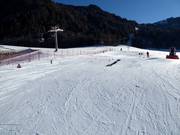 Beginnersgebied in het dal in Itter