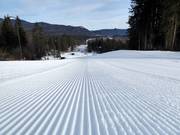 Zeer goede pistepreparatie bij de skilift Barmsee