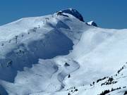 Uitzicht op de afdaling bij Ragaz