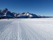 Geprepareerde piste in het skigebied Drei Zinnen Dolomiten