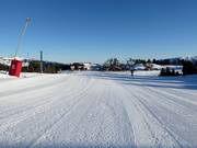 Perfect geprepareerde piste in het skigebied Les Angles