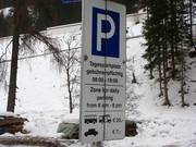 Betaalde parkeerplaatsen in St. Anton