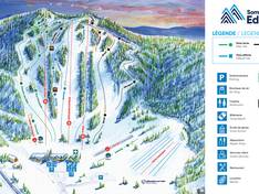 Pistekaart Sommet Edelweiss