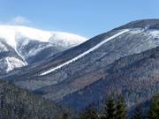 Uitzicht op de piste Stoh