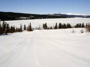 Makkelijke afdaling bij de sleeplift Galagynten