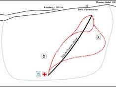 Pistekaart Thanner Hubel