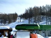 Roccia Rotonda - 4-persoons hogesnelheidsstoeltjeslift (koppelbaar)